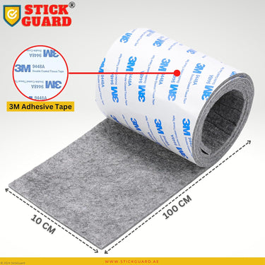 StickGuard Felt Furniture Pads Strip Rolls
