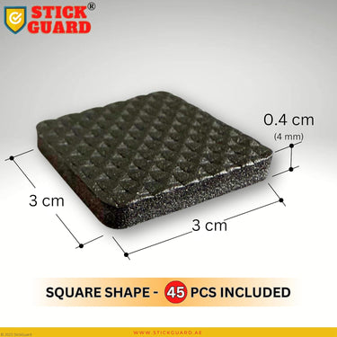 StickGuard Non Slip Furniture Rubber Pads - 90 PCS Set